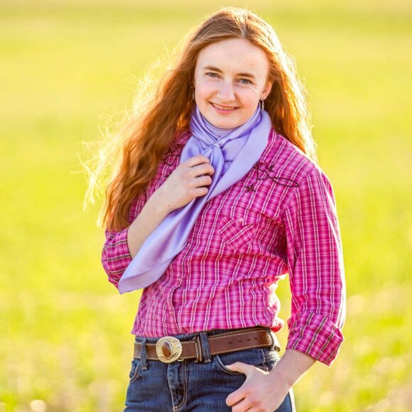 Yellow SIlk Wildrag Scarf - Picture 5 of 5